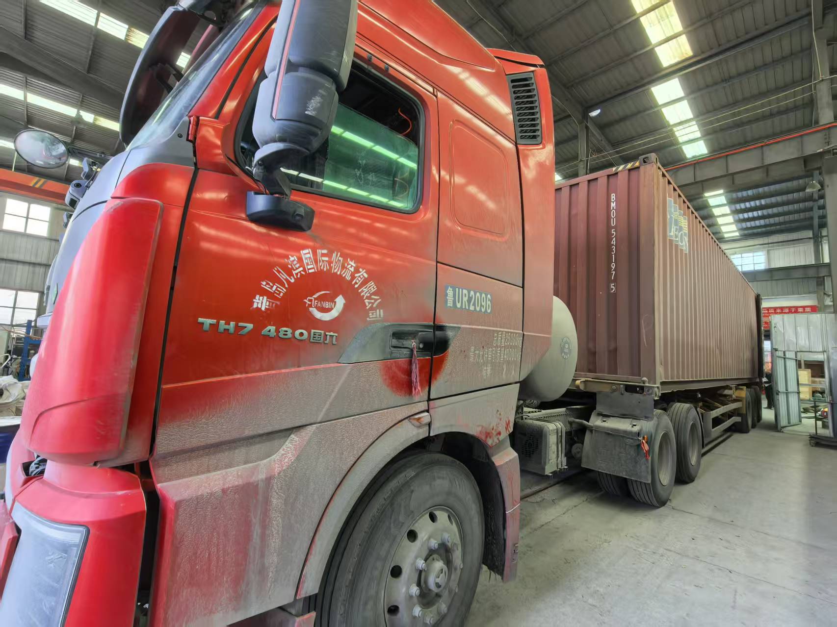 非油炸方便面設備發往歐洲波蘭